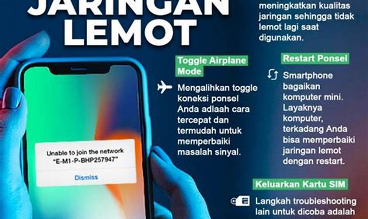 Cara Mengatasi Jaringan Lemot